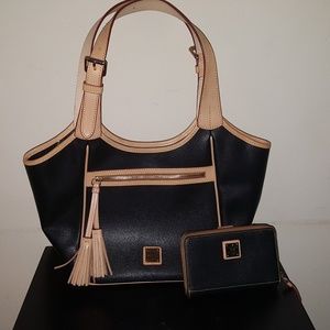 Dooney & Bourke Shoulder Bag w/ Matching Wallet